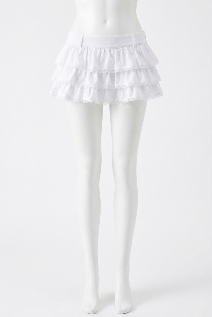NEW NIA sora skort in white